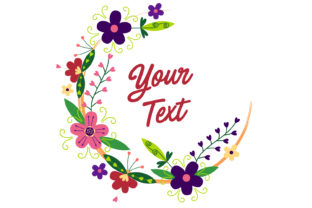 Circular Floral Frame: A Designer's Review for Graphics & Crafts