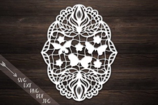 Floral Butterflies Garland for Crafts and Graphics