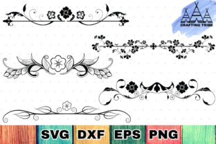 Floral Dividers - A Versatile Graphic Design Asset for Crafts