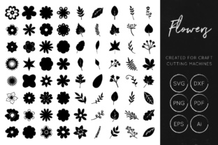 Flowers Bundle Collection: Premium Graphics for Crafts