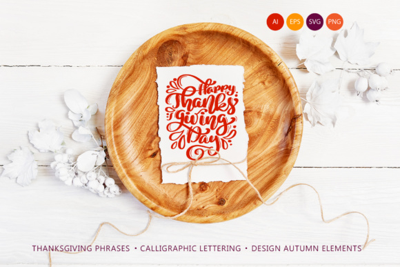 Happy Thanksgiving Vector Pack Graphics for Illustrations